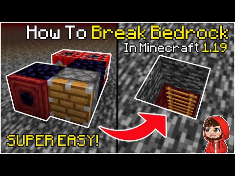 How To BREAK BEDROCK In Minecraft 1.19 +!