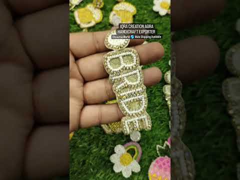 Hand Embroidered Earrings