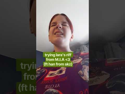trying lara's m.i.a riff! #kpop #viral #katseye #mia #laramiariff #han #skz #riomaria #risme