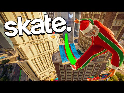 destroying NEW skate challenges inna santa fit