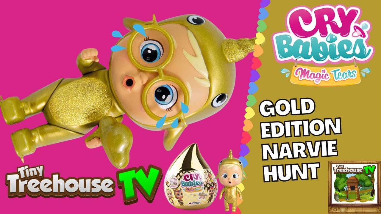Gold Edition Magical Unboxing of Cry Babies Magic Tears Toy Dolls - Fun Surprise for Kids!