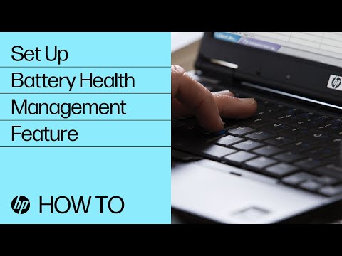 Setting Up the Battery Health Management Feature | HP Business Computers | HP Support