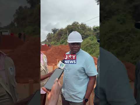 Kwame Governs Agbodza orders contractor to speed up delayed Bediako–Kasapin road works
