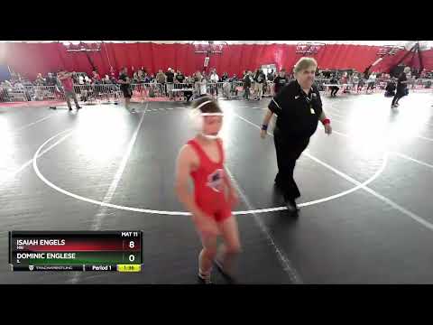 93 Lbs Round 1 - Isaiah Engels, MN Vs Dominic Englese, IL 7145