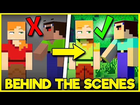 How did we make ANGRY ALEX? 🎵 -(Behind The Scenes) Minecraft Animation Music Video
