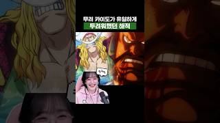 원피스) 젊은시절 카이도가 유일하게 두려워했던 해적 #원피스