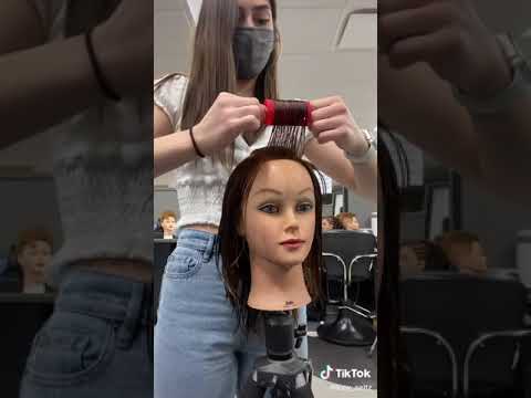 The Day In The Life Of A Cosmetology Student tiktok lucy seitz