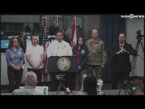 BREAKING NEWS:  Florida Governor update on Hurricane Dorian (9.1.19)