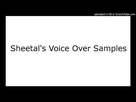 Sheetal Kakaraddi Sheetal's Voice Over-English