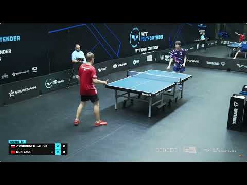 2025 Youth Contender Otocec Semifinal. Sun Yang - Patryk Zyworonek