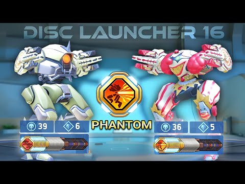 Guardian vs Panther with Disc Launcher 16 - Phantom - Mech Arena
