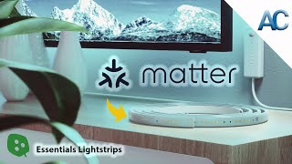 Nanoleaf Essentials Matter Lightstrip Starter Kit | Colori illimitati e bianchi più brillanti