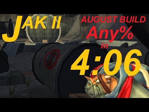 Jak II OpenGOAL Any% Speedrun in 4:06 (August Build in OpenGOAL)