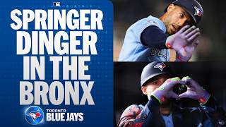 Sweet swing from George Springer! He doubles the Blue Jays' lead with a solo HR ???? | MLB Highlights