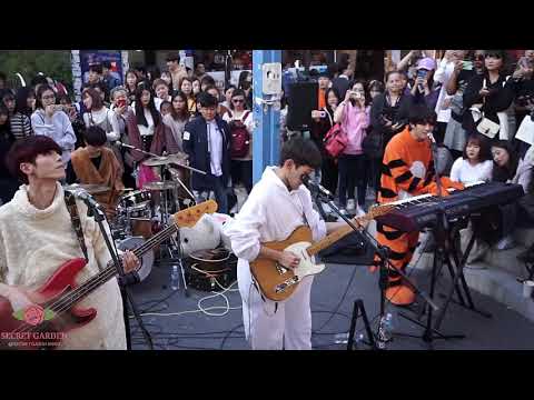 181003 The Rose (더로즈) Hongdae Busking: Sorry