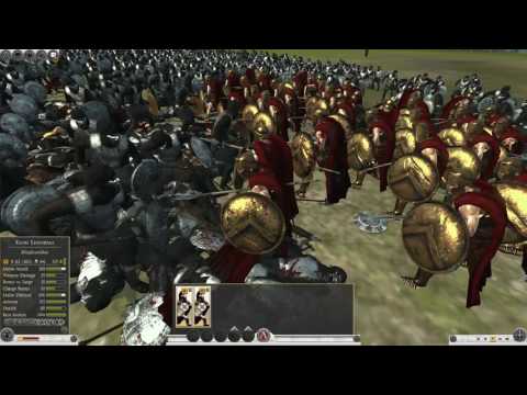 300 Spartans vs Immortals Total War Rome 2