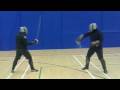 Sabre Sparring Mike vs Nick AHF Sword Training Fight