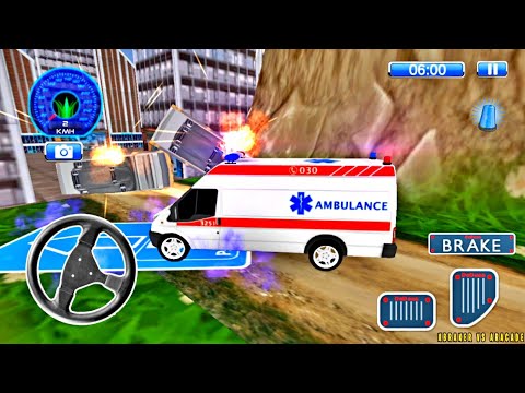 Crazy Ambulance Emergency Rescue - Offroad Ambulance Driving - Best Android Gameplay