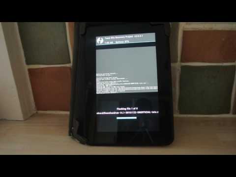 Install Android 7.1 Nougat CyanogenMod 14.1 rom on Kindlefire HD 7 inch