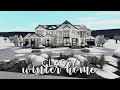 Bloxburg | Classy Winter Family Home 254k | No Large Plot | Realistic & Modern | House Build