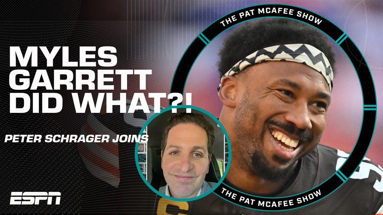 Peter Schrager details Myles Garrett's first day as a Ram | The Pat McAfee Show