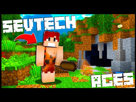 SOBREVIVÊNCIA PRIMITIVA NA IDADE DA PEDRA!! - SEVTECH AGES