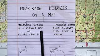 Measurement of distance  on the Topographical Maps