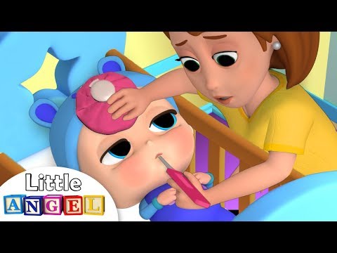 Baby Got Sick | Sick Song | Nursery Rhyme by Little Angel Video