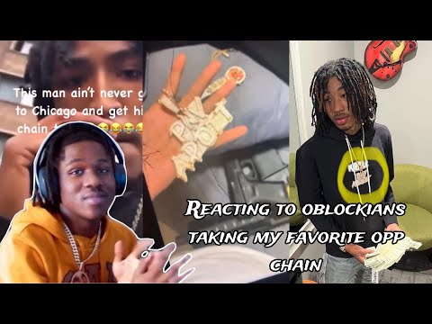 Kay Foh Reacting to Oblockians taking my favorite Opp chain 😂😲😲😂