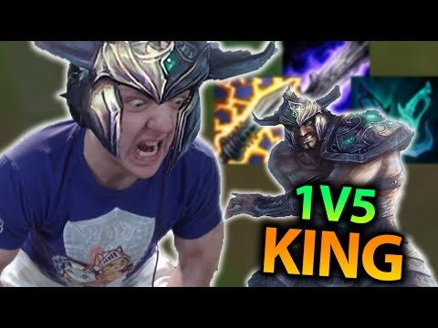 I AM THE 1V5 KING! TRYNDAMERE IS INSANE! FULL CRIT TRYNDAMERE TOP SEASON 7 - League of Legends