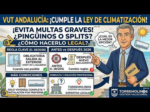 Pingüinos y Aires Portátiles en VUT Andalucía: ¿Legal? — Torremolinos Gestión Vacacional