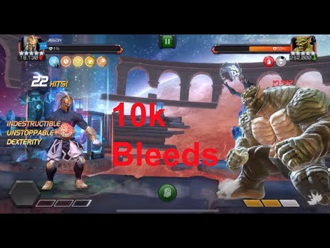 R5 Aegon Special 2 Insanity With Nick Fury Synergy 400k Damage Marvel Contest of Champions