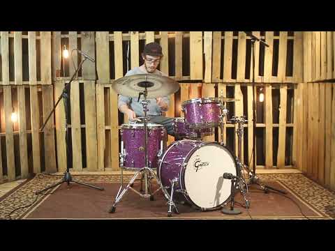 Gretsch USA Custom Purple Glass Nitron Drum Set - SO#1282162