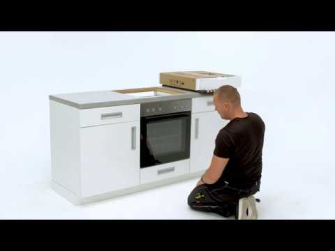 How to install your AEG Oven - Built Under installation with Hob