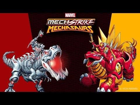Mechasaur vs. Mechasaur: Iron Man vs. Ultron | Marvel's Avengers Mech Strike: Mechasaurs