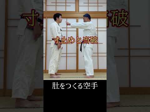 【武術空手】相手の本能が怖がる突き！