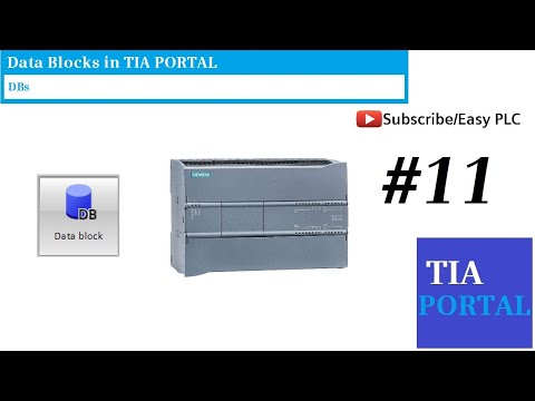 What is Data Block DB ? How to program a DB ? TIA Portal Lesson#11