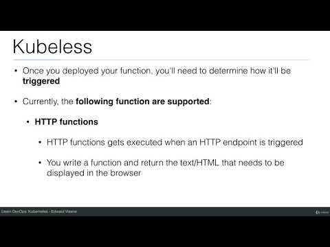 2  Introduction to Kubeless