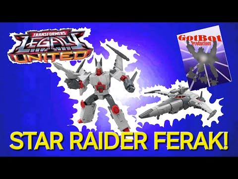 Transformers Legacy United Star Raider Ferak - GotBot True Review NUMBER 1216