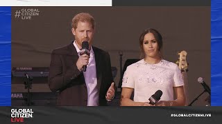 Prince Harry and Meghan, The Duke and Duchess of Sussex at Global Citizen Live