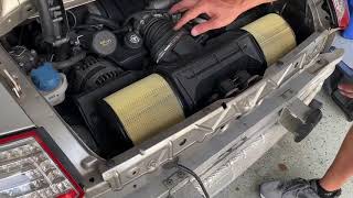 How to Remove a Porsche 911 997.2 Air Box - real time less than 7 minutes
