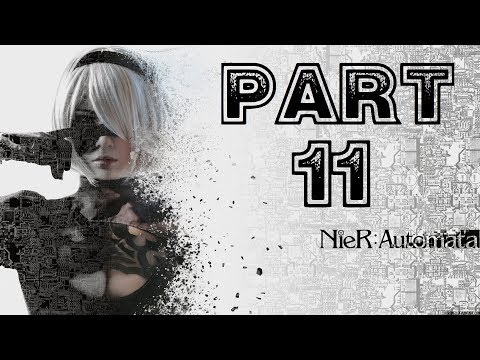 NieR: Automata - Blind 100% Playthrough part 11 (Adam and Eve)