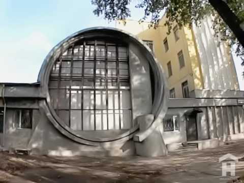 GosPlan Garage (1934-1936) by Konstantin Melnikov