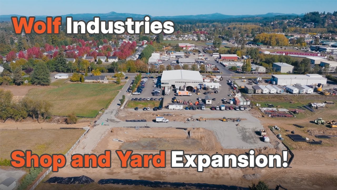 Modular Home Builder Factory Expansion | Drone Flyover | Wolf Industries