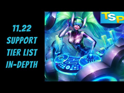 11.22 Support Tier List In-Depth -- League of Legends -- The Strategy Professor