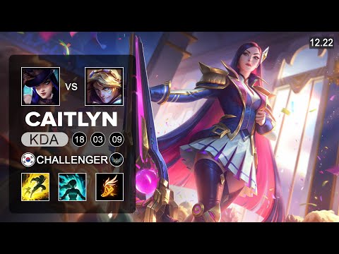 Caitlyn vs Ezreal ADC   KR Challenger   Patch 12 22 Season 12