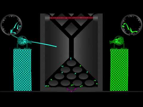 Castle Destruction 7 + Don't Get Left Behind 3 - Marble Race in Algodoo - Marble Race Elimination