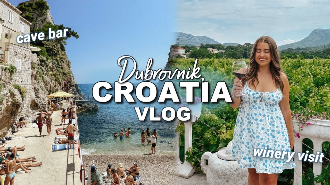 DUBROVNIK, CROATIA VLOG! | CAVE BAR, WINE TASTING, NIGHTLIFE & MORE! | MORGAN YATES