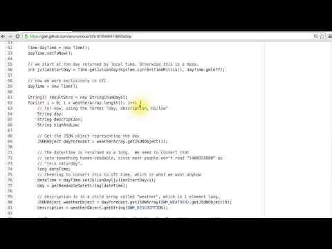 JSON Parsing - Developing Android Apps