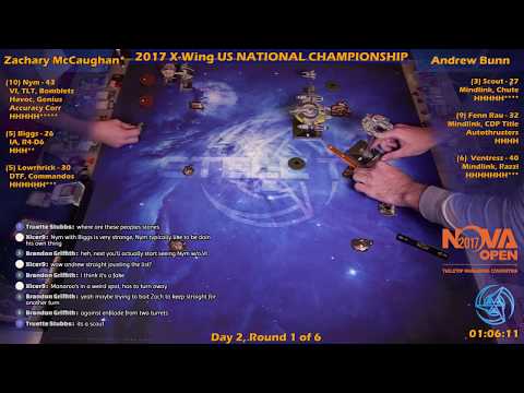 2017 X-Wing US Nationals DAY 2, ROUND 1